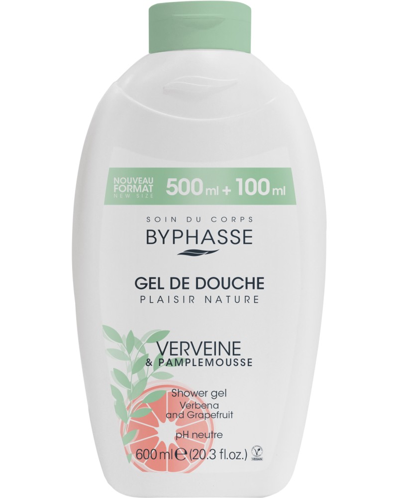 Byphasse Verbena & Grapefruit Shower Gel -       -  