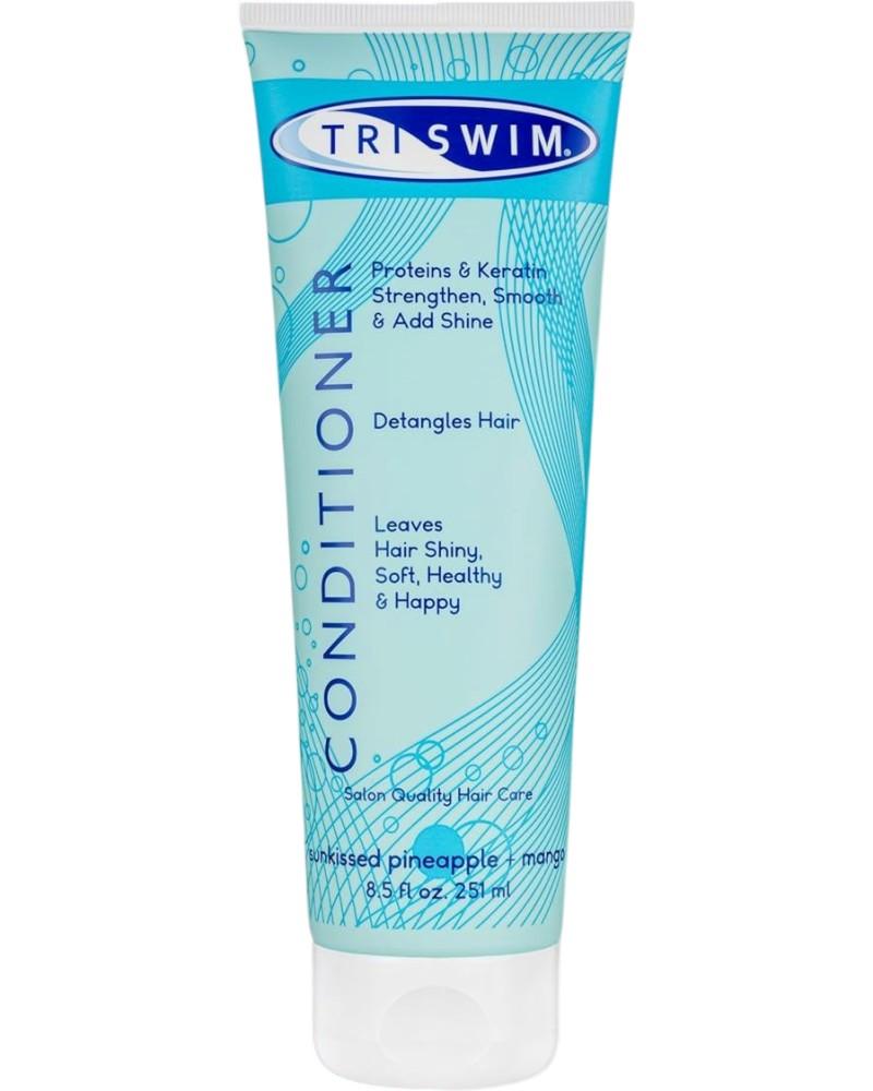 Triswim Sunkissed Pineapple & Mango Conditioner Triswim Sunkissed Pineapple & Mango Conditioner - Балсам за всеки тип коса с аромат на ананас и манго - балсам