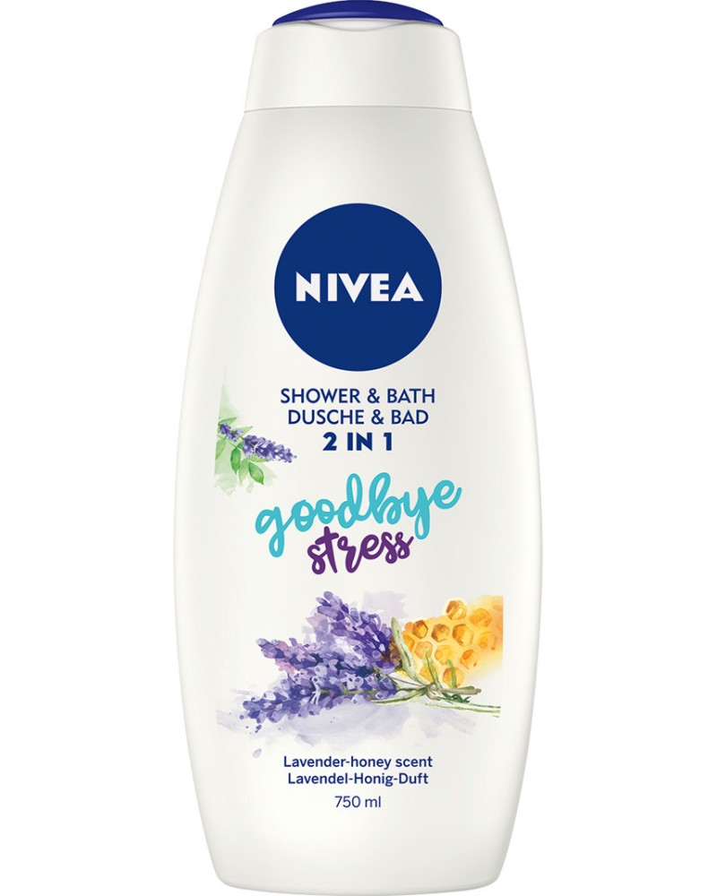 Nivea Goodbye Stress 2 in 1 Shower & Bath -             -  