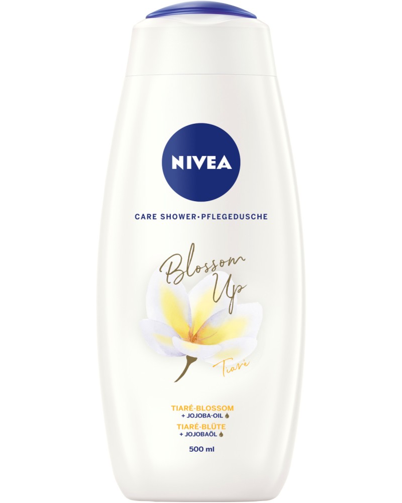 Nivea Blossom Up Tiare Shower Gel - Душ гел с масло от жожоба и аромат на тиаре - душ гел