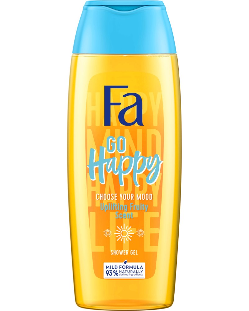 Fa Go Happy Shower Gel - Душ гел с ободряващ плодов аромат - душ гел