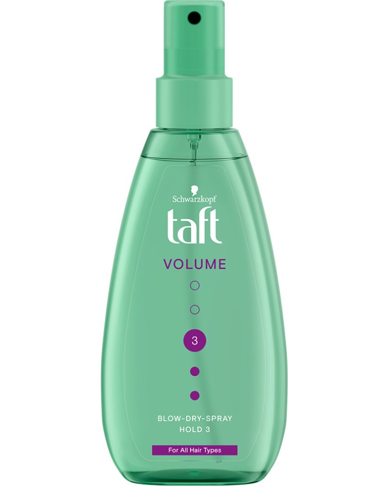 Taft Volume Blow Dry Spray - Спрей за обемна коса - продукт