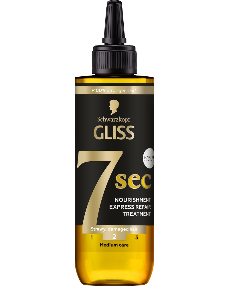 Gliss 7sec Express Repair Treatment Oil Nutritive -         - 