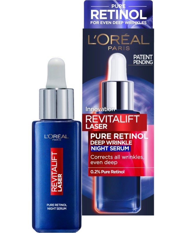 L'Oreal Revitalift Laser Pure Retinol Night Serum -         Revitalift Laser - 