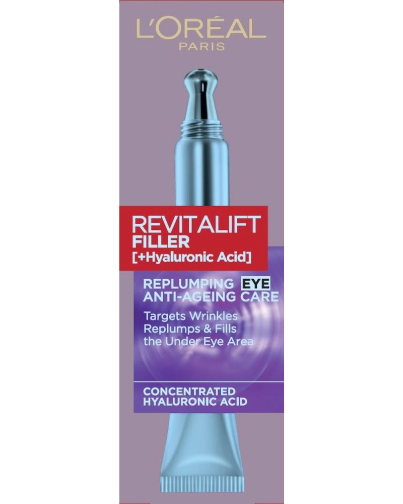 L'Oreal Revitalift Filler HA Replumping Eye Cream -        Revitalift Filler HA - 