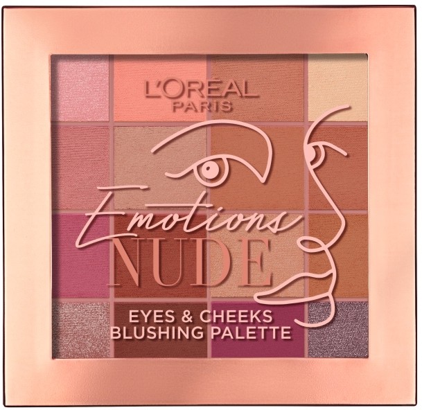 L'Oreal Emotions Nude Eyes & Cheeks Blushing Palette -          - 
