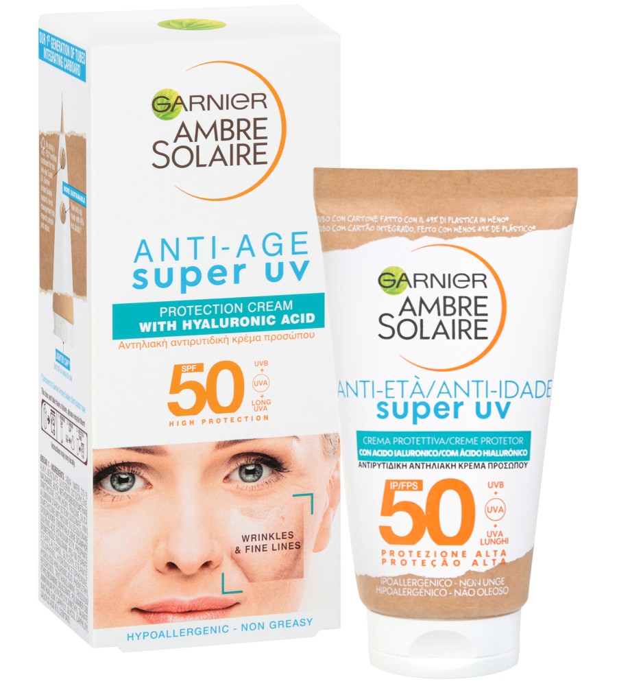 Garnier Ambre Solaire Anti-Age Cream SPF 50 -         Ambre Solaire - 