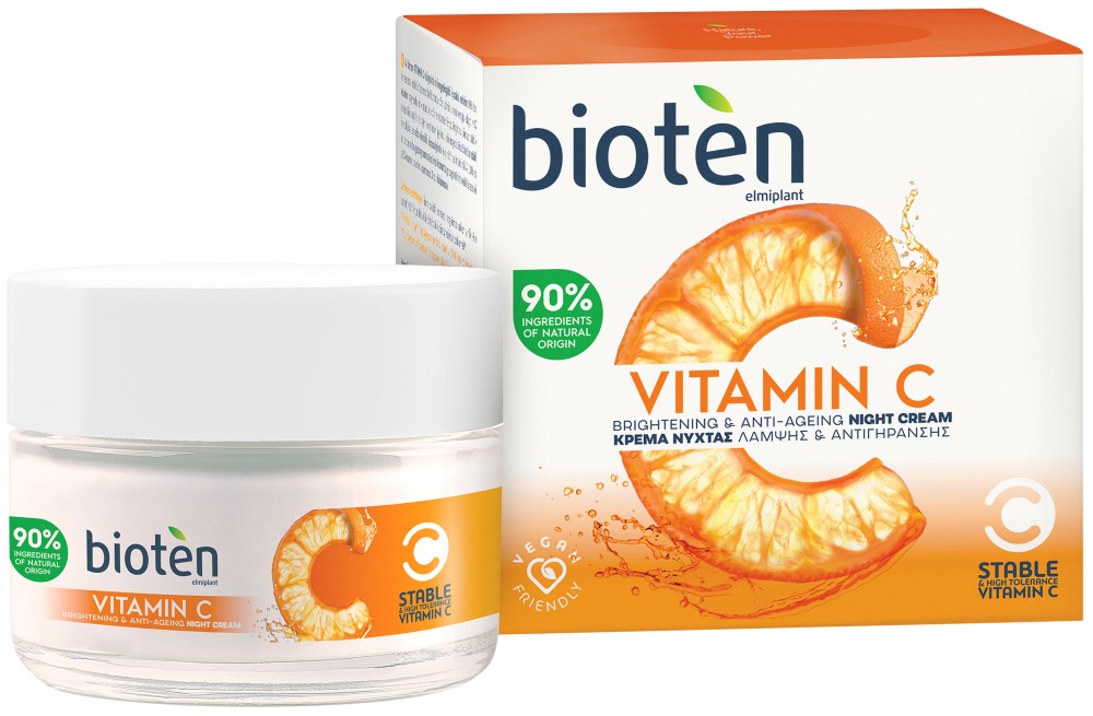 Bioten Vitamin C Brightening & Anti-Ageing Night Cream -       "Vitamin C" - 