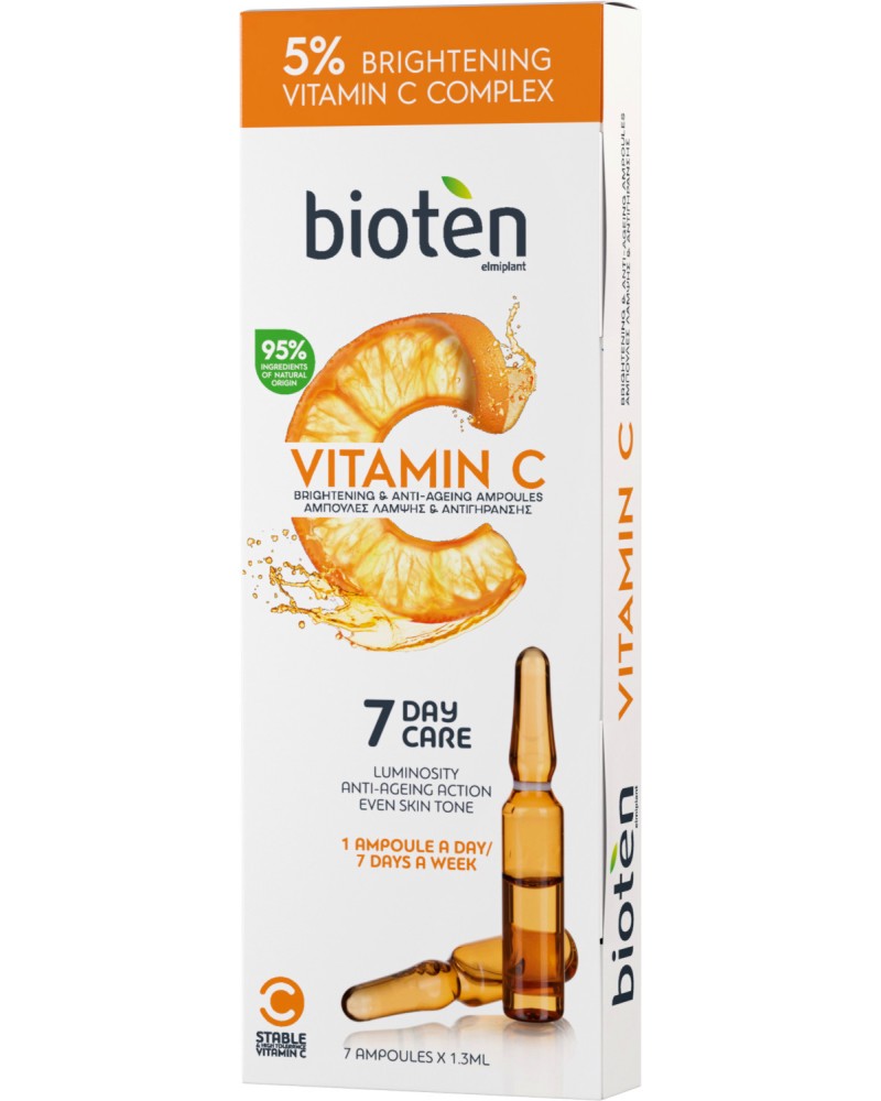 Bioten Vitamin C Brightening & Anti-Ageing Ampoules -        Vitamin C - 