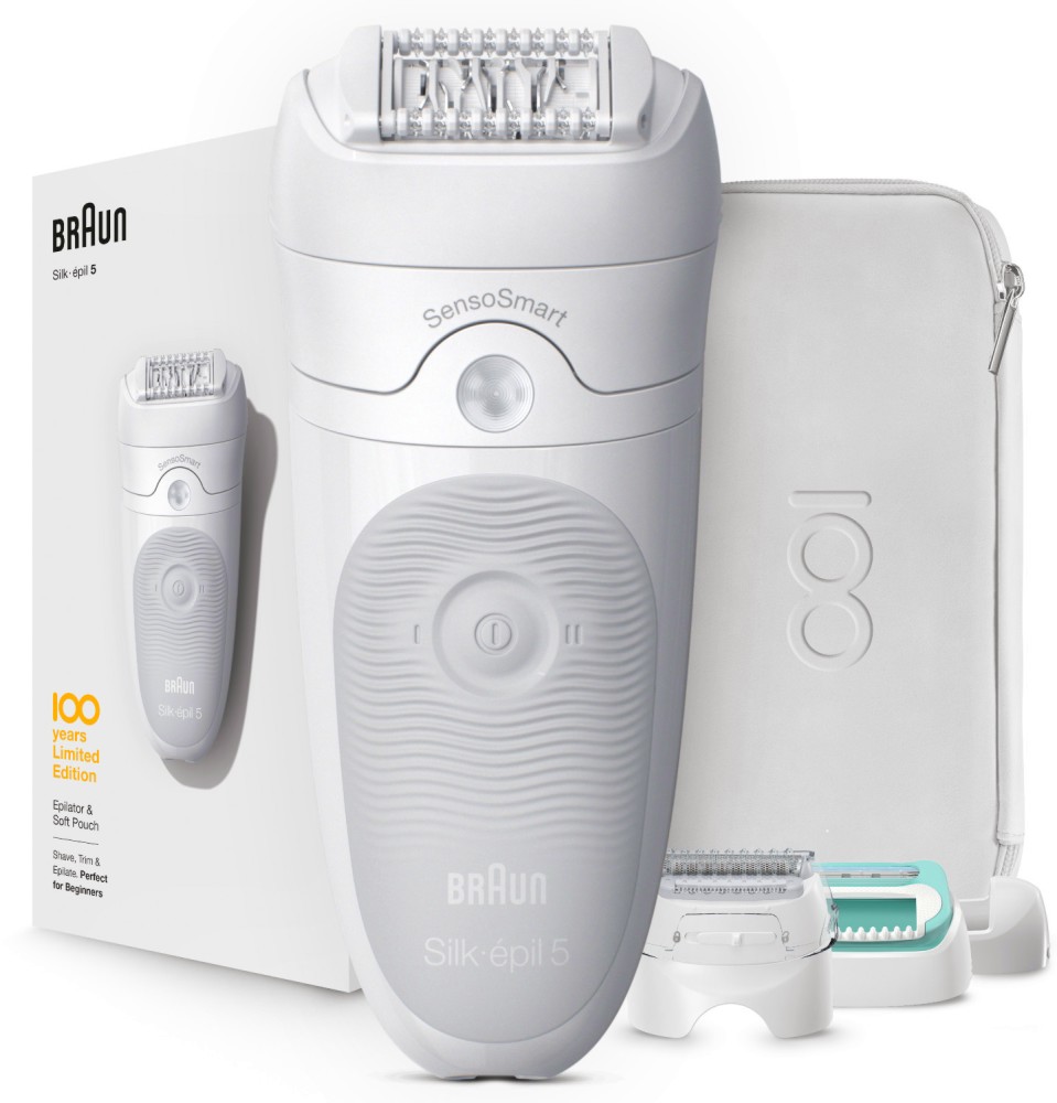 Braun Silk-epil 5 SensoSmart Wet & Dry Legepil MBSES5 -         SensoSmart - 