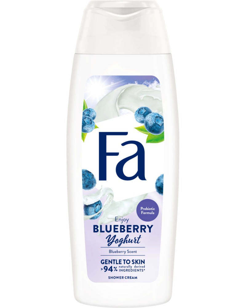 Fa Blueberry Yoghurt Shower Cream - Душ крем с аромат на боровинка - душ гел