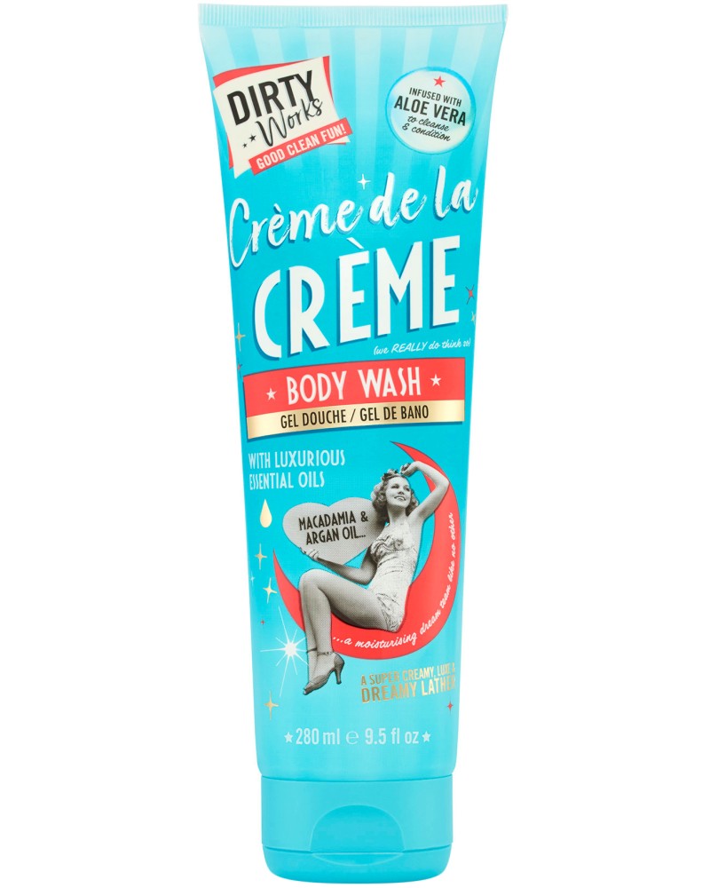 Dirty Works Creme De La Creme Body Wash -    ,    -  