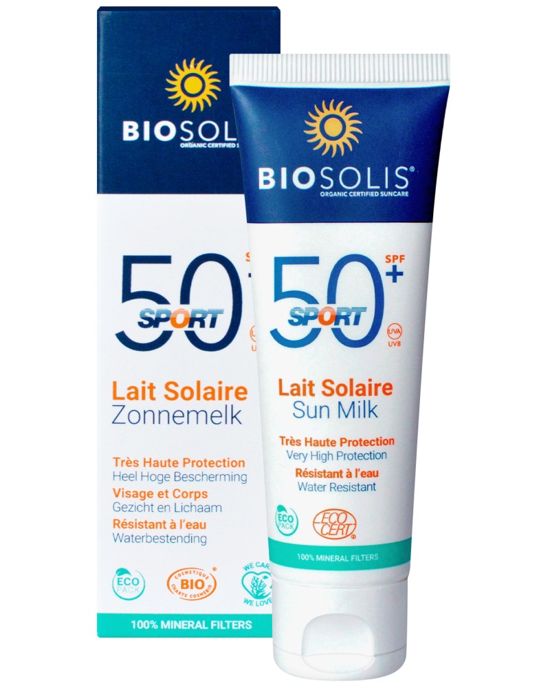 Biosolis Sport Sun Milk SPF 50+ -        -   