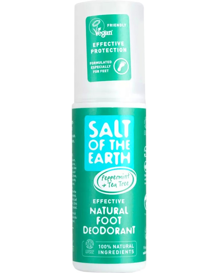 Salt Of The Earth Natural Foot Deodorant -     - 