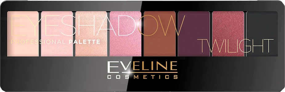 Eveline Twilight Eyeshadow Palette Eveline Twilight Eyeshadow Palette - Палитра с 8 цвята сенки за очи - сенки