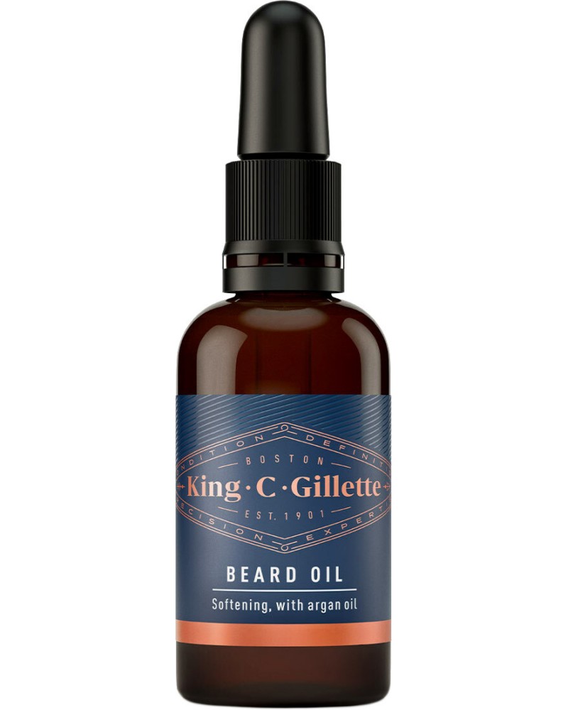 King C. Gillette Beard Oil - Олио за брада от серията King C. - олио