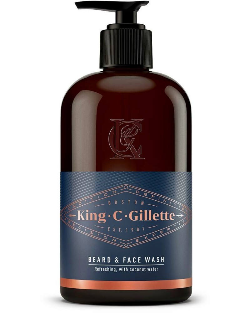 King C. Gillette Beard & Face Wash -         King C. - 