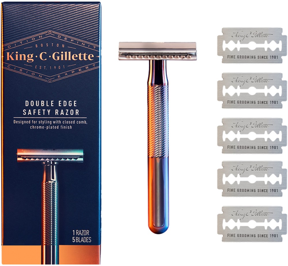 King C. Gillette Double Edge Safety Razor -    5    King C. - 