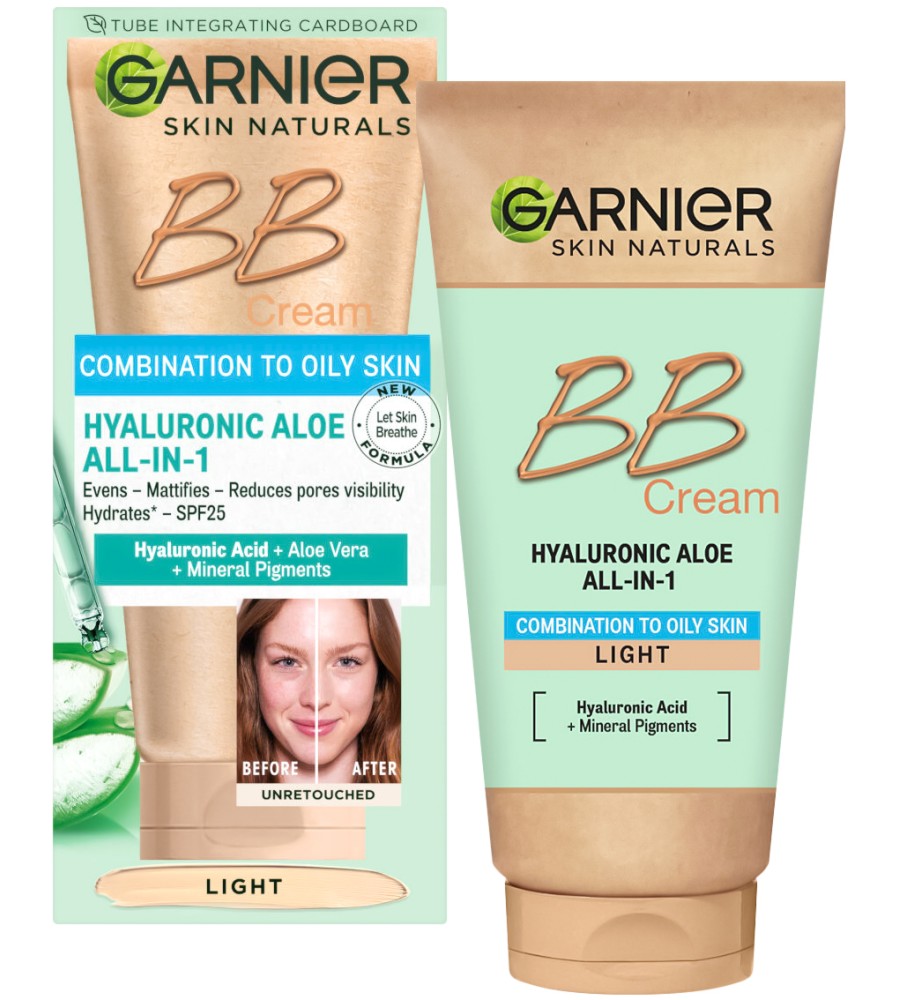 Garnier Hyaluronic Aloe All in 1 BB Cream SPF 25 - BB       Hyaluronic Aloe - 