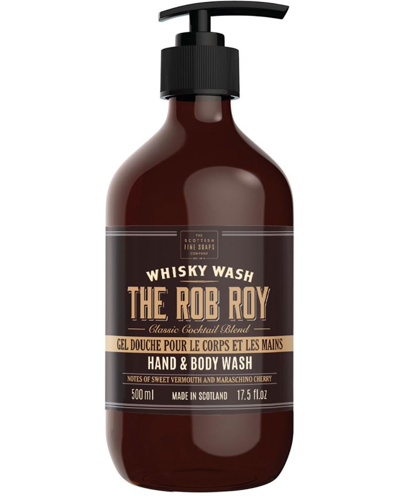 Scottish Fine Soaps Whisky The Rob Roy Hand & Body Wash -     -  