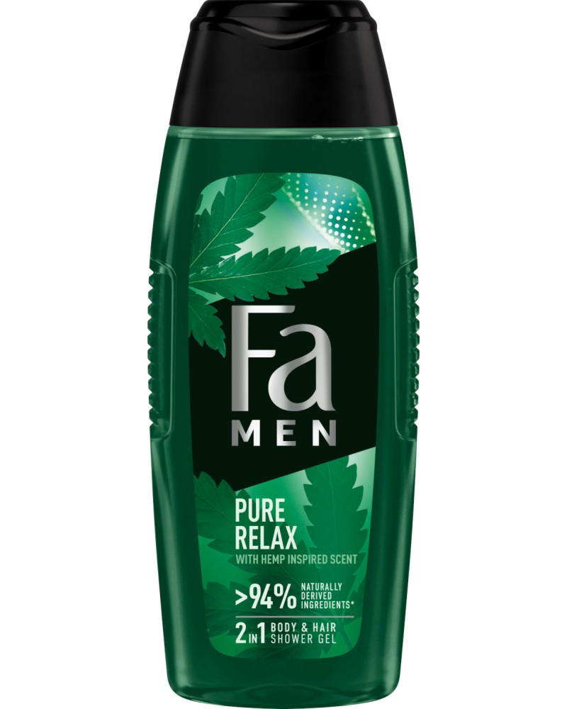 Fa Men Pure Relax Body & Hair Shower Gel -            Pure -  