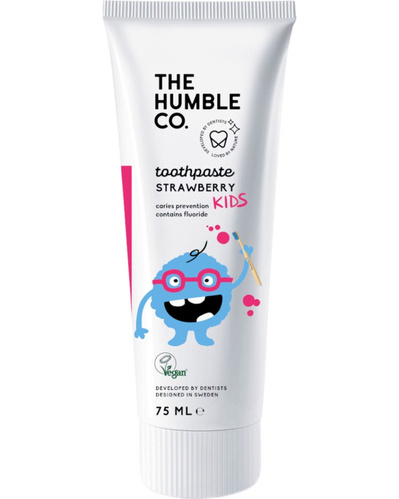 The Humble Co Kids Strawberry Toothpaste -       -   