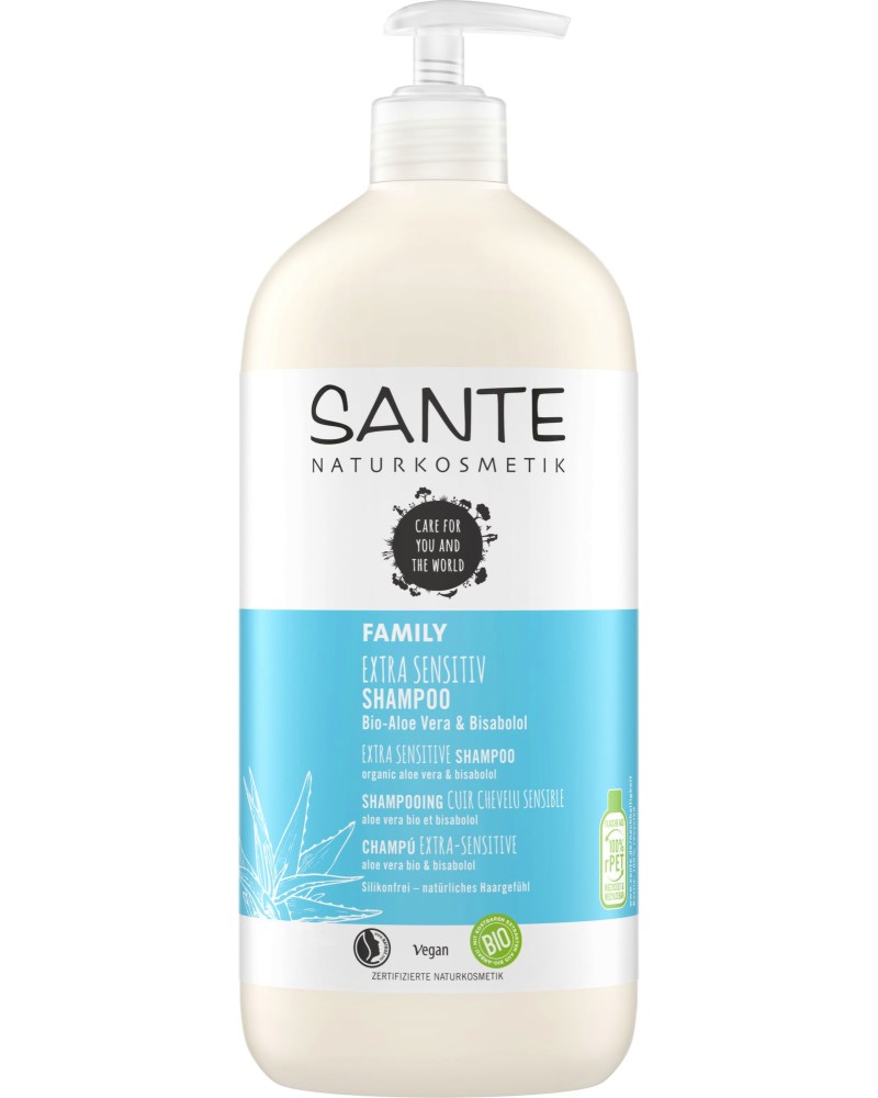 Sante Family Extra Sensitive Bio Aloe & Bisabolol Shampoo -          - 