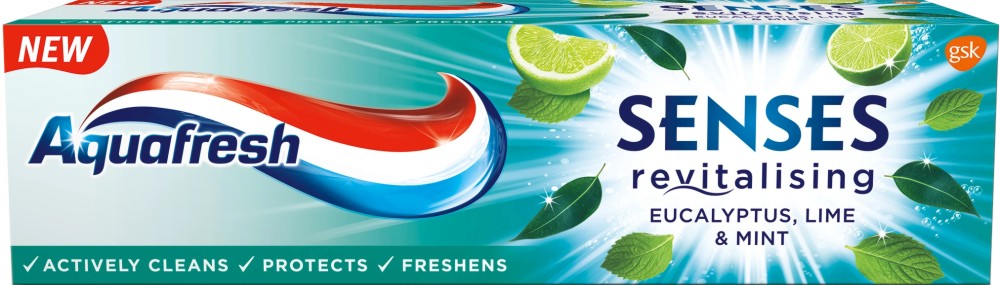 Aquafresh Senses Revitalising Toothpaste -     -   