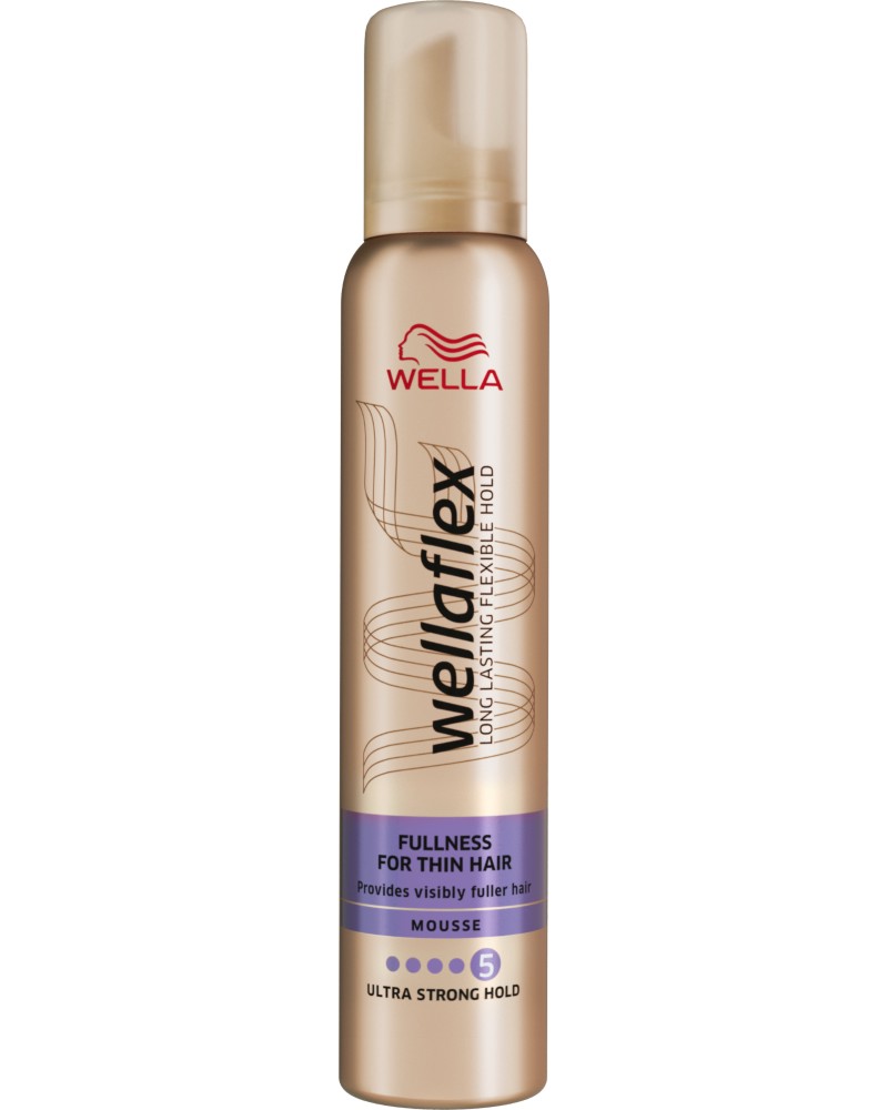 Wellaflex Fullness for Thin Hair Ultra Strong Hold Mousse -           - 