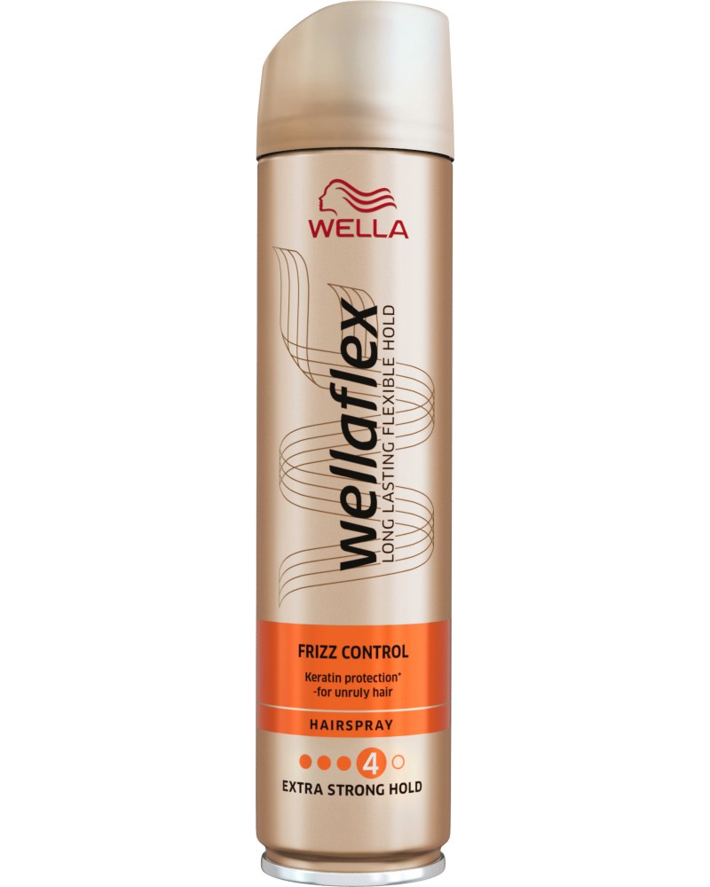 Wellaflex Frizz Control Extra Strong Hold Hairspray -     -      - 