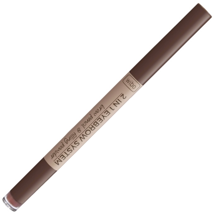 Wibo 2 in 1 Eyebrow System Wibo 2 in 1 Eyebrow System - Молив за вежди с пудра 2 в 1 - молив