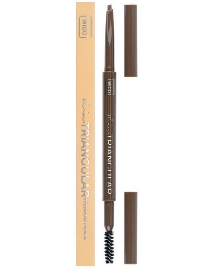 Wibo Slim Triangular Eyebrow Pencil Wibo Slim Triangular Eyebrow Pencil - Триъгълен молив за вежди с четка - молив