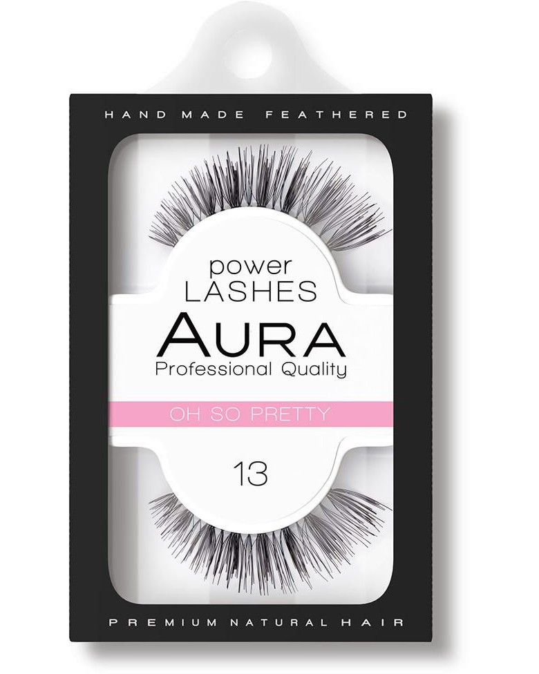 Aura Power Lashes Oh So Pretty 13 - Мигли от естествен косъм от серията Power Lashes - продукт