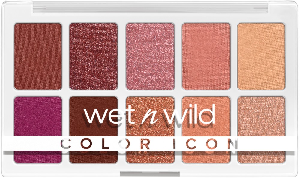 Wet'n'Wild Color Icon Heart & Sol Palette Wet'n'Wild Color Icon Heart & Sol Palette - Палитра с 10 цвята сенки за очи от серията Color Icon - сенки