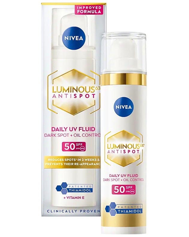 Nivea Cellular Luminous630 Anti Spot Day Fluid SPF 50 -         Luminous630 - 