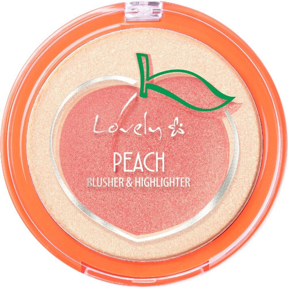 Lovely Peach Blusher & Highlighter -      - 