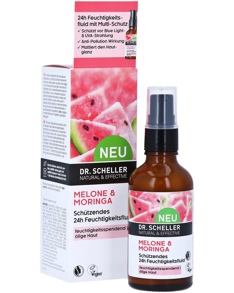 Dr. Scheller Melon & Moringa Protecting 24h Hydrating Fluid -        - 