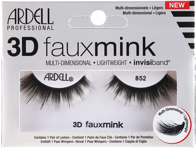 Ardell 3D Faux Mink 852 Ardell 3D Faux Mink 852 - Изкуствени 3D мигли от серията 3D Faux Mink - продукт
