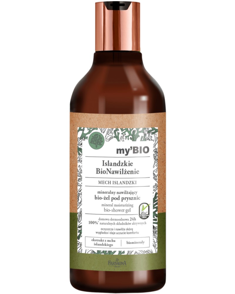 Farmona my'BIO Mineral Moisturizing Shower Gel - ���������� ��� ��� � ��������� ����� �� ������� my'BIO - ��� ���