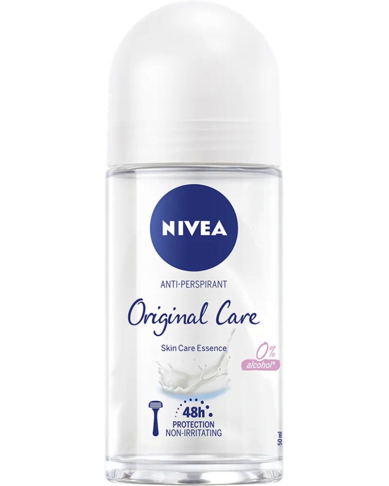 Nivea Original Care Anti-Perspirant Roll-On -      - 