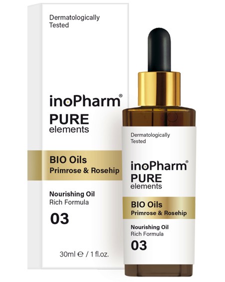 InoPharm Pure Elements BIO Oils Primrose & Rosehip -           - 