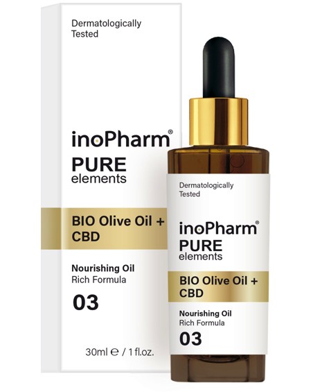 InoPharm Pure Elements BIO Olive Oil + CBD -          - 