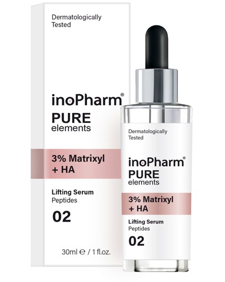 InoPharm Pure Elements 3% Matrixyl + HA Lifting Serum -         - 