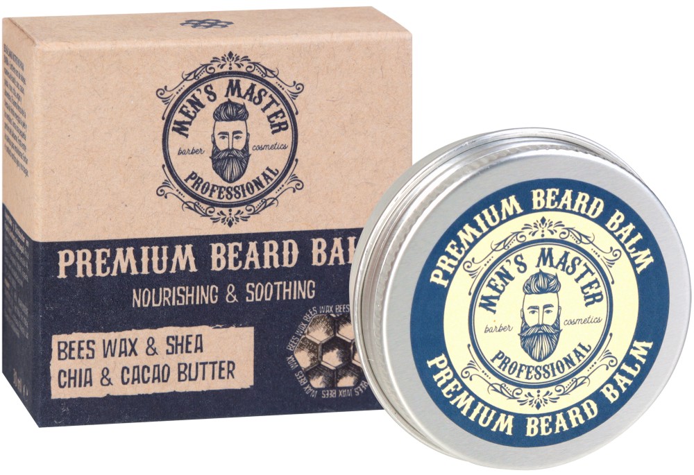 Men's Master Professional Premium Beard Balm -     - 