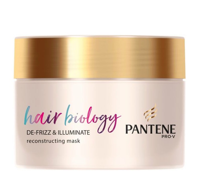 Pantene Hair Biology De-frizz & Illuminate Mask -   ,       Hair Biology - 