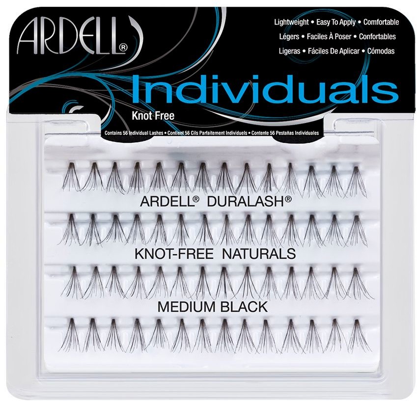 Ardell Individuals Duralash Knot-Free Naturals Medium Black -       - 