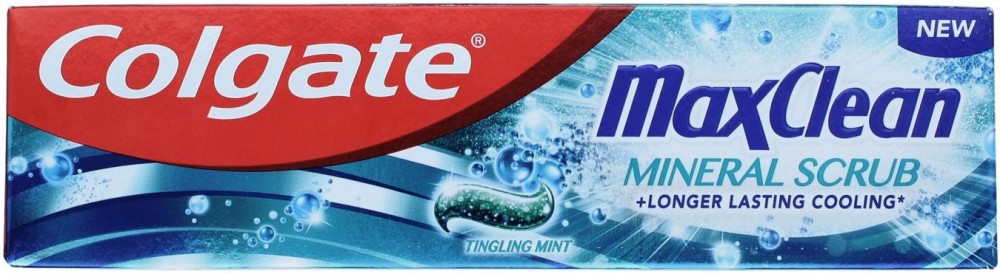 Colgate Max Clean Mineral Scrub -     -   