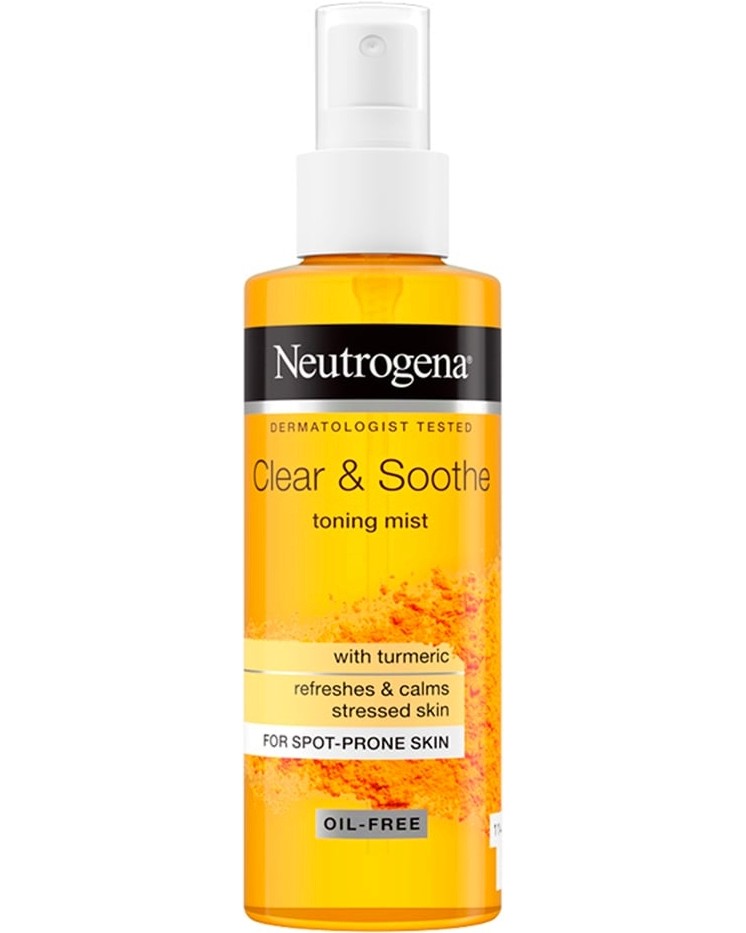 Neutrogena Clear & Soothe Toning Mist -       Clear & Soothe - 