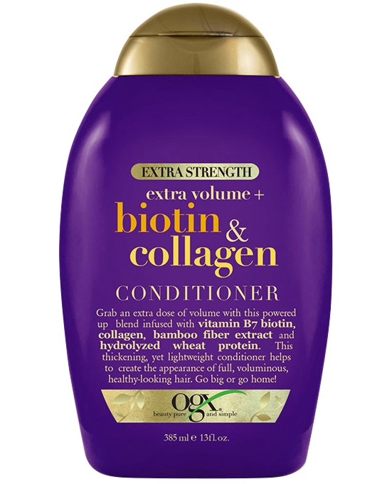 OGX Extra Strenght Biotin & Collagen Conditioner -        - 
