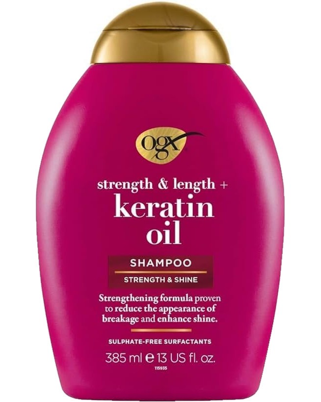 OGX Strength & Length Keratin Oil Shampoo -      - 